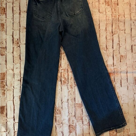 Judy Blue Dark Wash Denim with Brown Patch - Picture 8 of 12